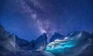 冰川与苍穹,探寻自然奇观与宇宙奥秘的交融之旅